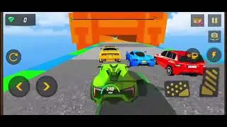 Let's race in the car.