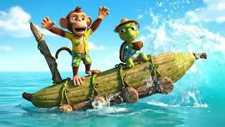 🏖️ Island Fun Crew &ndash; #VacationVibes #TropicalFun #CartoonLife