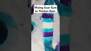 Mixing Guar Gum to thicken liquid acid dyes for dyeing yarn (ChemKnits FAQ)