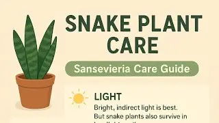 Snake plant care tips 