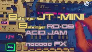 BEHRINGER JT-MINI + BEHRINGER RD-09 // ACID JAM // Никаких разговоров // Строго моно