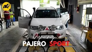 Pajero Sport on Serpauto Dyno in Coimbatore