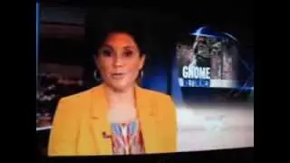Mom, Dad & Gnome:  on CBS News! ~ Gnome Came Home