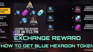 how to get blue hexagon token in free fire new event | p_s gaming