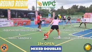 Vrushali & Sonu vs Deekshitha & Nikhil | 19+ Mixed Doubles Open | Round Robin