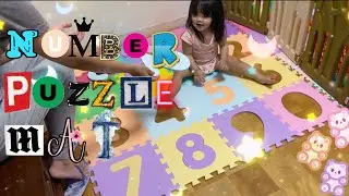 ナンバーパズルマット | Number Puzzle Mat | Numbers 0-9 | 20 months old | Airi Wada