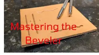 Master the Leather Beveler Stamping Tool! (Practice & Technique Guide)