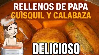 Cómo preparar rellenos de papa,güisquil ,calabaza fácil  con especias 🌿 