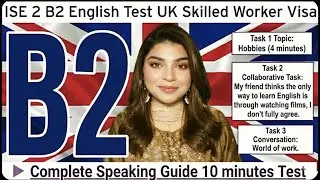 How to Pass B2 English Test (ISE 2) - Speaking & Listening  Guide