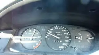 Honda Civic 1.6 ESi EG5 D16Z6 0-100 Pull ! Cam : Steering Wheel