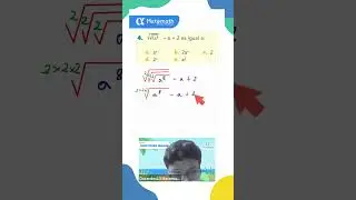 &iquest;C&oacute;mo resolvemos un ejercicio de Radicaci&oacute;n #Algebra en Matemath?🧐 #