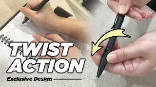 EXEC Twist Action Metal Ball Pen with Stylus