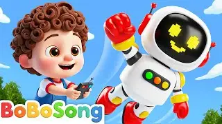 Bobo has a Robot toy 🤖 | Sharing is Caring | Funny Bobo Edutainment Rhymes & Kids Songs