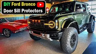 Защитные накладки на пороги Ford Bronco своими руками!