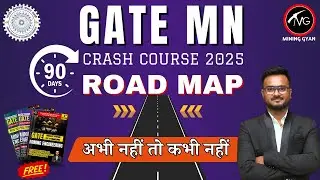 🔥 GATE MN 2025 CRASH COURSE: Free Mock Test, 3 Free Books & More! | Only ₹3000 | Mining Gyan