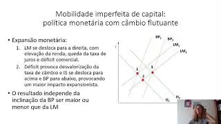 Modelo IS-LM-BP: mobilidade imperfeita de capital