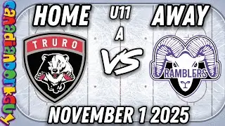 U11 A Truro Bearcats VS Cumberland Ramblers (1/11/2025)