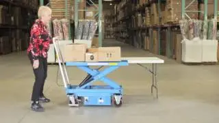 Double Scissor Lift Carts