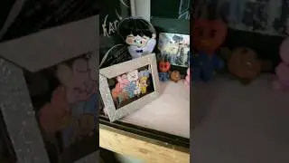 bts diy easy room decor 💜💜|| #bts #bt21 #roomdecor #youtubeshorts #creative
