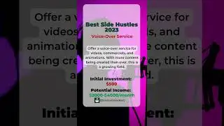 Best Side Hustles 2023 #️⃣39