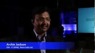 Archie Jackson, GM   IT, Steria India