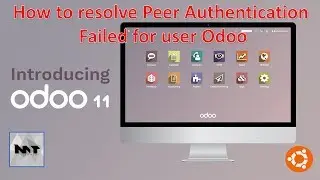 How to resolve peer authentication failed for user odoo