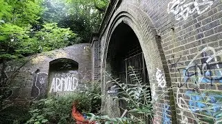 Abandoned platforms of Highgate Underground Station