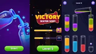 Water Sort Puzzle 🔥 Satisfying Color Sorting Game | Level 65-69🔥. . . Special.10 Gameplay..8..n. ..