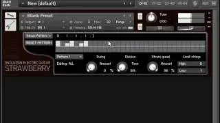 Evolution Electric Guitar - Strawberry: Creating a Strumming Pattern (LEGACY)