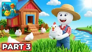 Little Farm Story Gameplay Part 3 &ndash; BUYING FIRST CHICKENS | Egg Factory (Android/iOS)