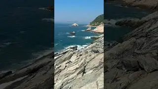 The Raw Power of Waves Crashing on Shore #sea