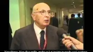 Il presidente stizzito