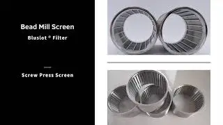B&uuml;hler Bead Mill Screen and Wedge Wire Screen For Screw Press Separator
