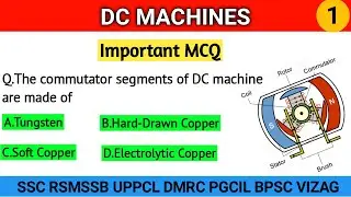 DC machines mcq | ssc je dc machines mcq | dc machines mcq jb gupta | ssc je electrical mcq