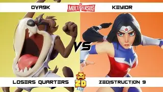 ZEDISTRUCTION 9 Losers Quarters OVA9k (Taz) vs KEY1DR (Wonder Woman) MultiVersus Tournament