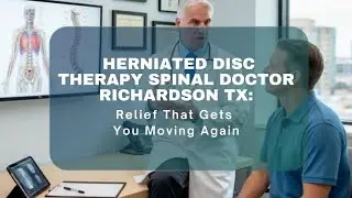 Herniated Disc Therapy Spinal Doctor Richardson TX: Relief That Gets You Moving Again