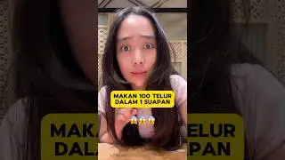 MAKAN 100 BUTIR TELUR DALAM SEKALI SUAP !!!