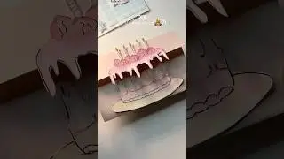 Diy birthday card🫶🏻 #cards #cardideas #diycreator #aesthetic #homemadecreations #gift #handmade