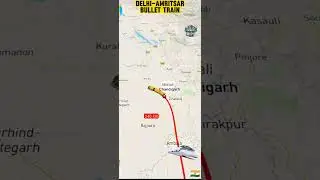 Delhi To Amritsar Bullet Train | #train #yourjourney #bullettrains