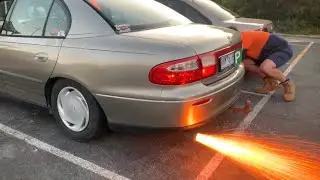 VX Commodore Key Banging Shooting Flames Blowing Cat Out