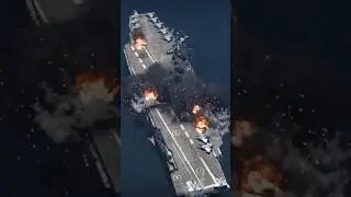 American F-15 vs Nato Carrier Full of Rafale {Simulation} #military #fighteraircraft #usmilitary