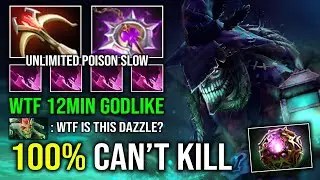 100% CAN'T KILL 12Min Godlike Unlimited Poison Slow Brutal Crit Hit Like a Truck Dazzle Dota 2