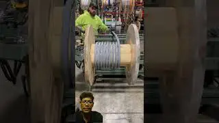 #automobile #machine #wood #copper #woodworking #sparky #pullingwire #warehouse #wirereel