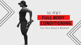 Medball Only Full Body Conditioning Workout // Workout With Me | STEPHANIE MARIE FITNESS