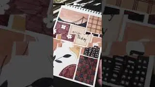 brown 🟤#aestheticroomdecor#drawing#painting#shorts#viral#trending#ideas#aestheic#craft#youtubeshorts