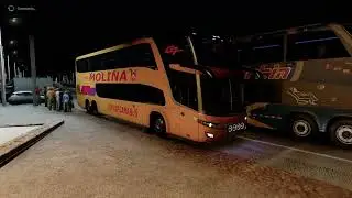 SALIENDO DEL TERMINAL DE AYACUCHO RUMBO A LIMA MOD REALISTA ETS2 PERU 1.56