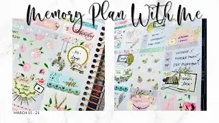 Plan With Me | Memory Planning March 15 - 21 | Moon Prism Planner