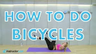 How to do Bicycles - Go to www.InstructorLive.com for full length workouts