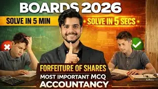 Shares Forfeiture Class 12 🔥 | Most Important MCQs Explained