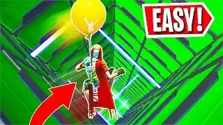 This DEFAULT DROPPER is EASY + Deathrun Race... (Fortnite Creative)
